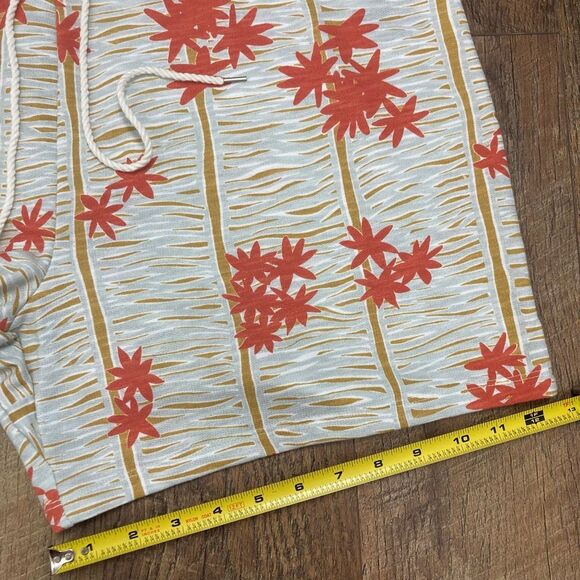 Gap GapBody NWT Lounge Pajama Terry Shorts Palms Floral Women’s XL Elastic Waist - Picture 7 of 10